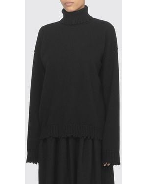 Uma Wang Jersey Mujer - Negro