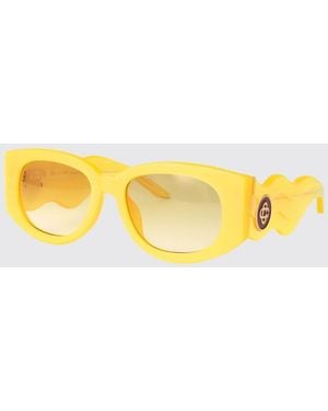 CASABLANCA Ew-020-08 Acetate Sunglasses - Yellow