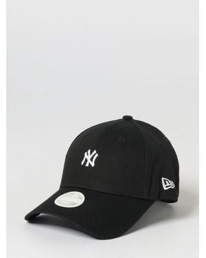 KTZ 9Twenty New York Yankees Mlb Mini Logo Embroidered Cotton Cap - Black