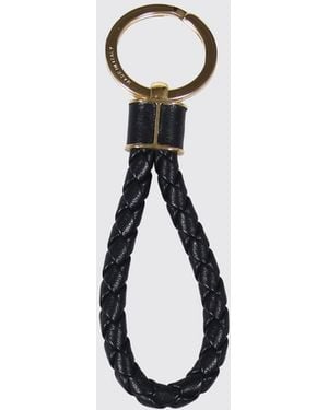 Bottega Veneta Mermaid Intrecciato Leder-Schlüsselanhänger - Blau