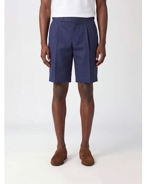 Incotex Cotton Tailored Shorts - Blue