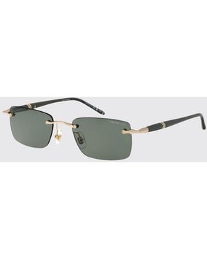 Montblanc Mb0344S Metal And Acetate Sunglasses - Green