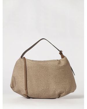 Borbonese Schultertasche Damen - Natur