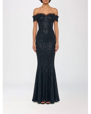 Norma Kamali Sequin Long Dress - Blue