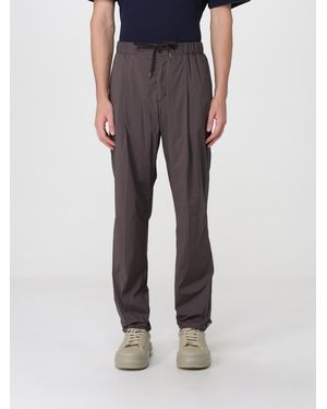 Herno Hose Mit Geradem Bein Aus Technischem Gewebe Mit Kordelzug Am Bund - Braun
