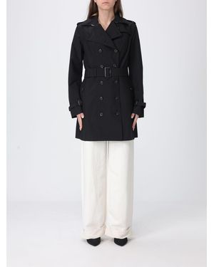 Save The Duck Double-Breasted Trench Coat - Black