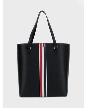 Thom Browne Vertical Tote Bag - Black