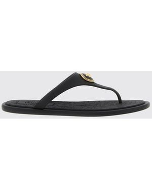 Versace La Medusa Gummi-Flip-Flops - Schwarz