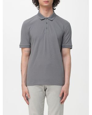 HUGO Cotton Polo Shirt - Grey