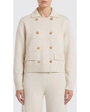 arch4 Double-Breasted Cashmere Cardigan - Natural