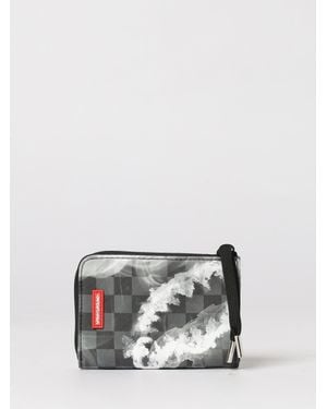 Sprayground Sip N'Smoke Saffiano Faux Leather Wallet - Multicolor