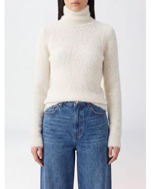 Dondup Slim Fit Alpaca And Mohair Wool Blend Turtleneck Sweater - Blue