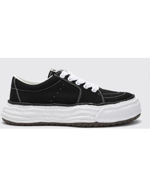 Maison Mihara Yasuhiro Eric Canvas Low-Top Platform Trainers - White