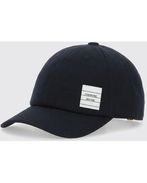 Thom Browne Cotton Hat - Blue