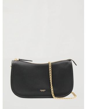 COACH Waverly Leather Bag - Black