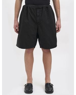Paura Cotton Shorts - Black