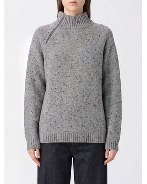 GIMAGUAS Half-Zip Turtleneck Sweater - Gray