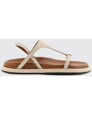 Atp Atelier Ultimo Leather Sandals - White