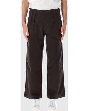 Levi's Baggy Wide-Leg Twill Chino Pants With A Mid-Rise Waist - Black