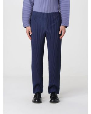 Homme Plissé Issey Miyake Homme Plissé Issey Miyake Crêpe Trousers - Blue