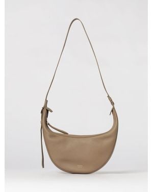 KHAITE Augustina Grained Leather Bag - White