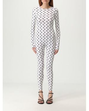 Marine Serre Jumpsuits - White