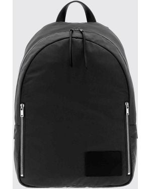 Jil Sander Nylon Backpack With Applied Logo And Adjustable Straps - Black