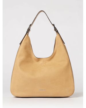 Michael Kors Nolita Large Nubuck Hobo Shoulder Bag - Natural