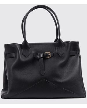 Ballantyne Kate Grained Calf Leather Shoulder Bag - Black