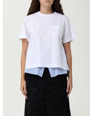 Tシャツ・カットソー SACAI Women Tunic Tops 07693101 WHITE P00851156.jpg