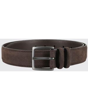 Orciani Nabucco Suede Belt - White