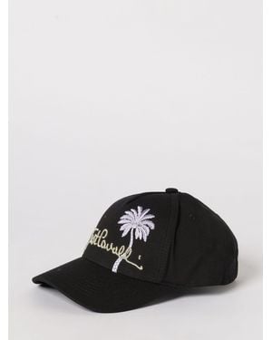 Just Cavalli Cotton Twill Hat With Embroidered Logo - Black