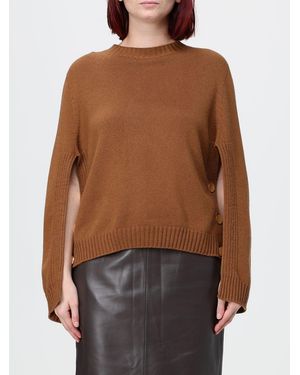 Alberta Ferretti Crew Neck Cardigan - Brown