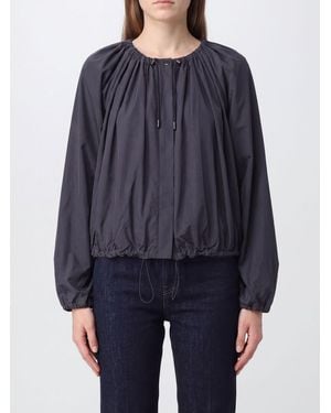 TOTEME Cropped Relaxed Fit Jacket - Blue