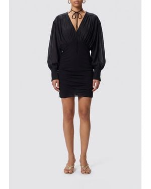 Pinko Viscose Blend Mini Dress - Black