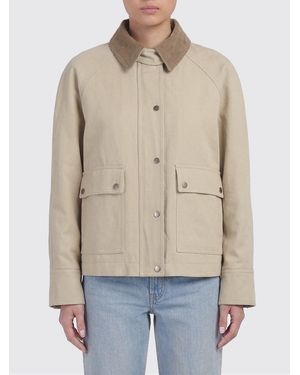Brunello Cucinelli Cotton And Linen Jacket - Natural