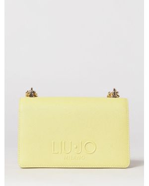 Liu Jo Saffiano Faux Leather Bag - Yellow