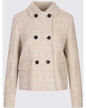 Kiton Coat - Natural