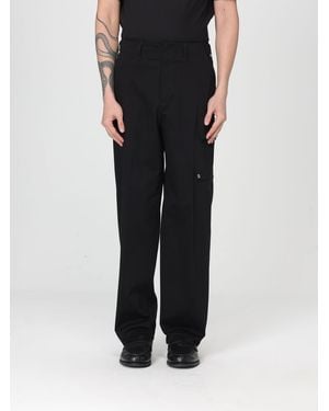 Fendi New Rich Cotton Gabardine Trousers - Black