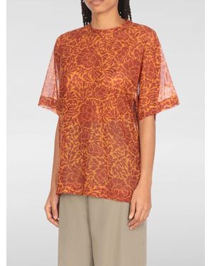 Dries Van Noten Camiseta Mujer - Naranja