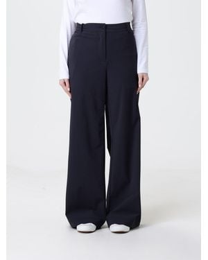 Save The Duck Stretch Technical Fabric Palazzo Trousers - Blue