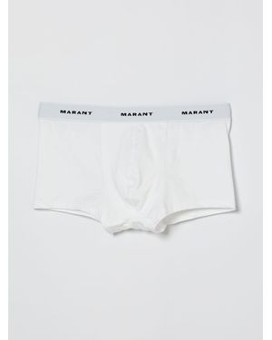 Isabel Marant Stretch Cotton Boxer Shorts - White