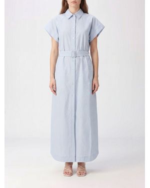 Jacob Cohen Long Belted Shirtdress - Blue