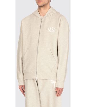 KENZO Felpa Con Cappuccio E Logo - Neutro