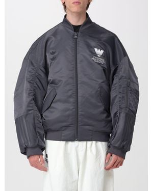 adidas Originals Willy Chavarria X Padded Recycled Tech Fabric Bomber Jacket - Blue