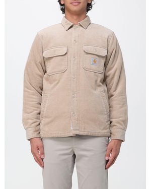 Carhartt Corduroy Shirt Jacket With Contrast Collar - Natural