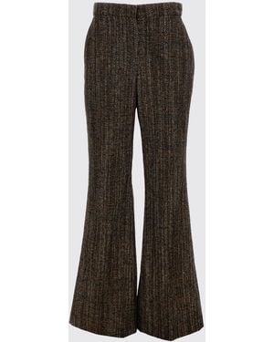 Fendi Wool Trousers - Brown