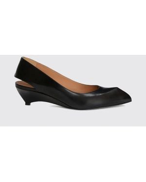 Jil Sander Leather Slingback - Black