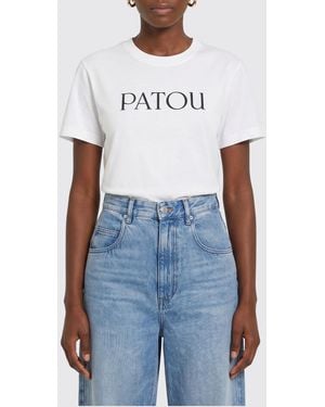 Patou Cotton T-Shirt With Logo - White