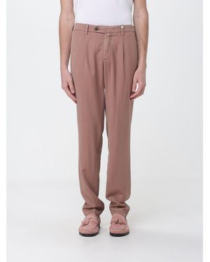 Myths Slim Fit Virgin Wool Trousers - Pink